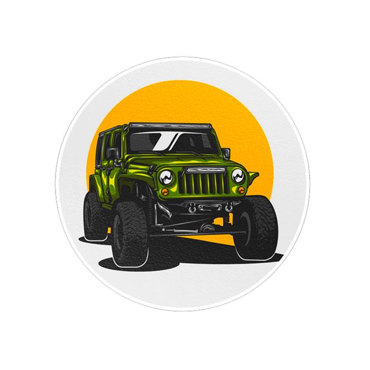 استیکر لپ تاپ ماسا دیزاین طرح OFF ROAD مدل STK937